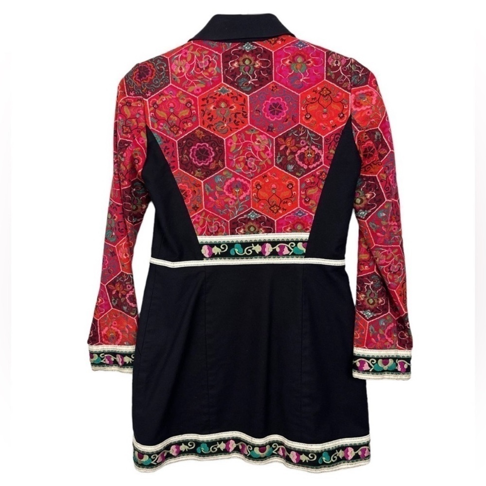 Anthropology Elevenses Satsuma Embroidered Coat Rare - Picture 4 of 15